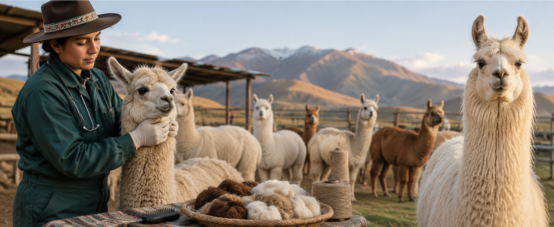 Manejo de Lhamas e Alpacas