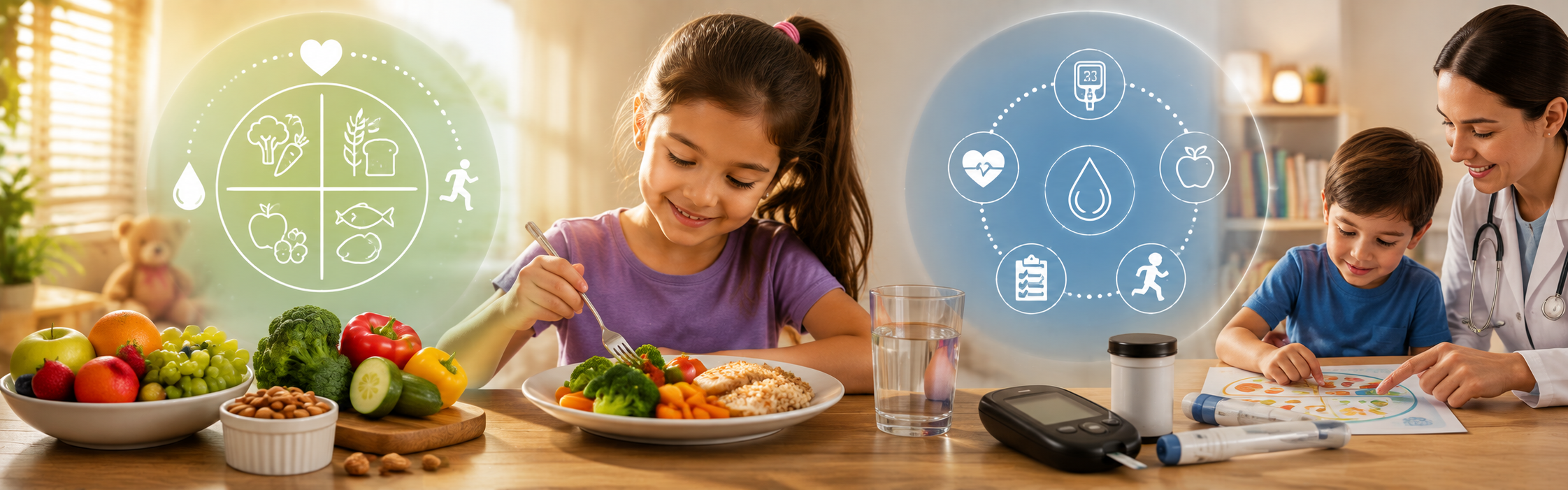 Domina el Tratamiento Nutricional de la Diabetes en la Infancia